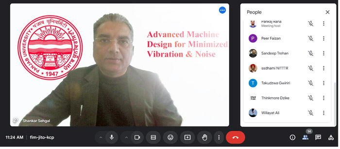 UIET, Panjab University’s Prof. Shankar Sehgal Delivers Expert Talk on Advanced Machine Design